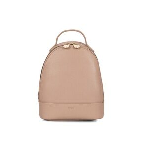 Riona Beige Backpack light academia academic professor Preppy Collegiate